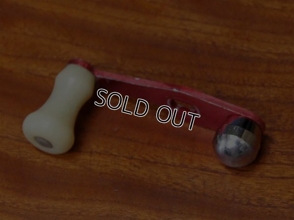 画像5: オールドABU1000〜6000番★☆★カウンターハンドル★☆アイボリーノブ★赤