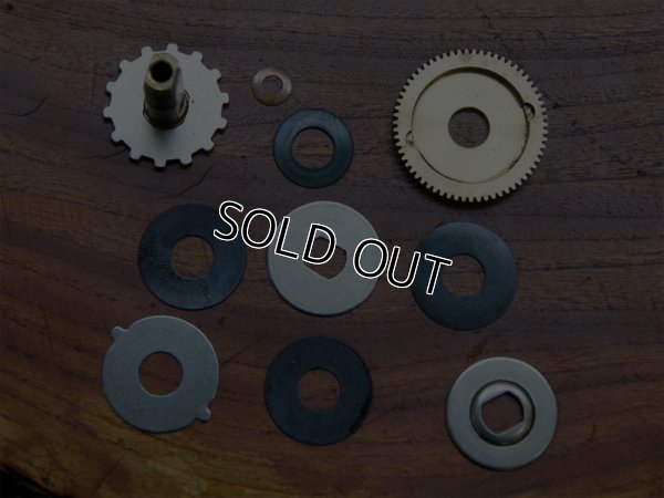 画像6: ABU4000/5000/6000番台☆★メインギヤ＆ピニオンギアセット★右用☆6.3:1★ブッシング付