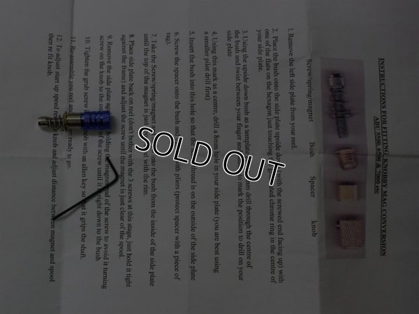 画像4: オールド☆★ Ambassadeur 4000〜7000番用マグネットブレーキ★☆ABU Flat Side Fishing Knobby Mag Conversion