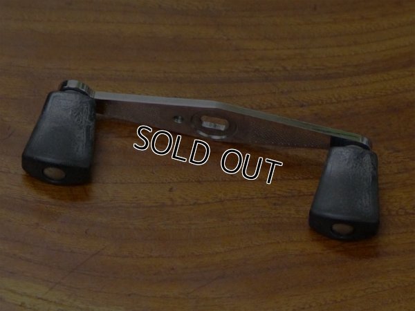 画像3: オールド★チェッカー付☆★ABU アブ 80mmハンドル★☆平ノブ★ クローム