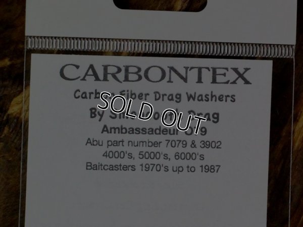 画像3: 1987 and older ABU4000/5000/6000番台☆★カーボンクロスドラグワッシャ ★☆★Carbontex Drag Washer Kit