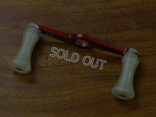 画像3: レッド★☆★ABU アブ 55mmハンドル★☆★パールホワイトノブ