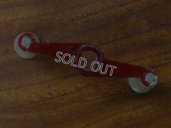 画像5: レッド★☆★ABU アブ 55mmハンドル★☆★パールホワイトノブ