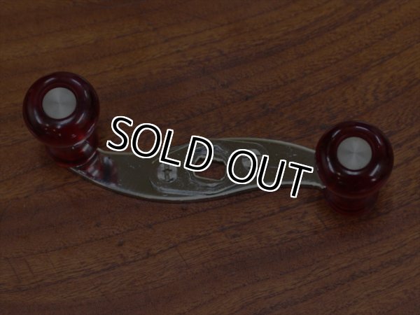 画像6: レッドクリアーノブ★S字☆★SAURUS 70mmパワーハンドル★☆★ リテーナー付 (6)