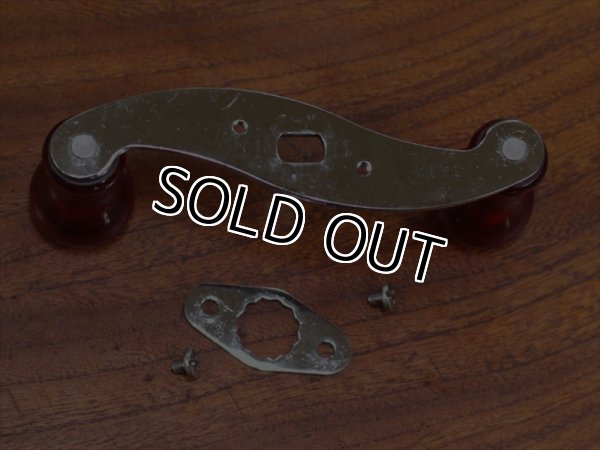 画像5: レッドクリアーノブ★S字☆★SAURUS 70mmパワーハンドル★☆★ リテーナー付 (5)