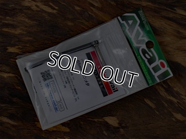 画像3: Avail★☆ABU★ピュアハンドルS 65mm ガンメタ ハンドルセット★☆★ブラックノブ (3)