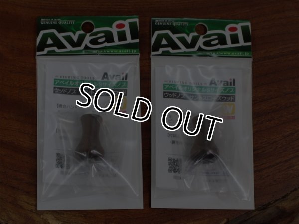 画像3: Avail★☆ABU★ピュアハンドルS Type2 70mm クロム ハンドルセット★☆★ウッドノブ（サントスローズウッド） (3)