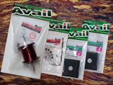 画像: Avail★☆ABU 5001C オールド マイクロキャストスプール 5mm・ベアリング＆マグネットブレーキ★レッド★左