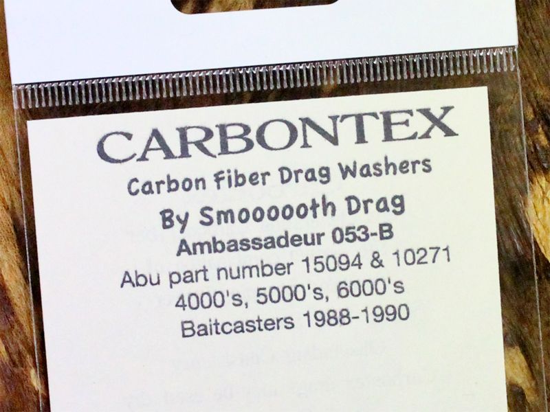 画像3: late 80sABU5000/6000番台☆★カーボンクロスドラグワッシャ ★☆★Carbontex Drag Washer Kit (3)