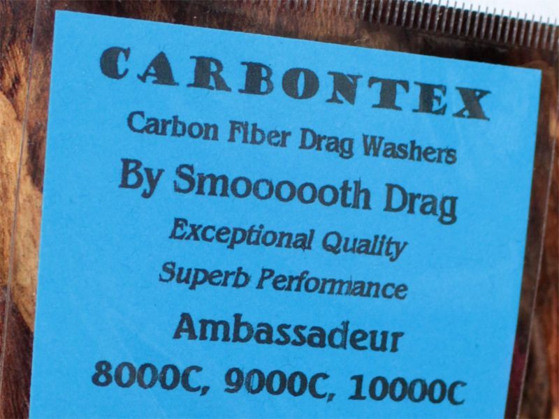 画像2: ABU8000/9000/10000C☆★カーボンクロスドラグワッシャ ★☆★Carbontex Drag Washer Kit (2)