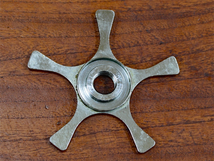 画像4: ABU 7000/9000/10000番★☆★スターホイール★ドラグホイール★5本足☆クローム (4)